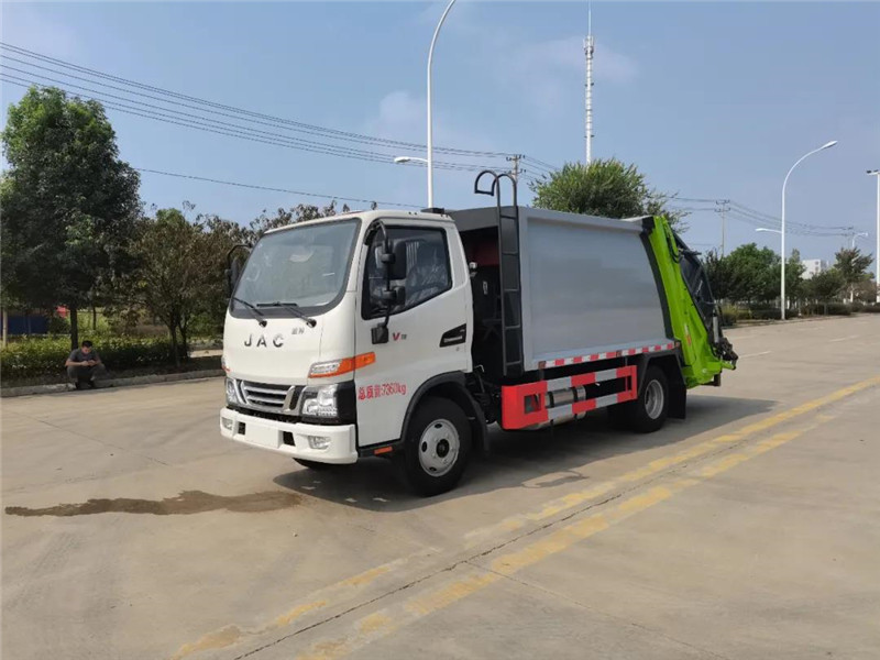 江淮駿鈴6方壓縮式垃圾車(chē)|價(jià)格|圖片|視頻